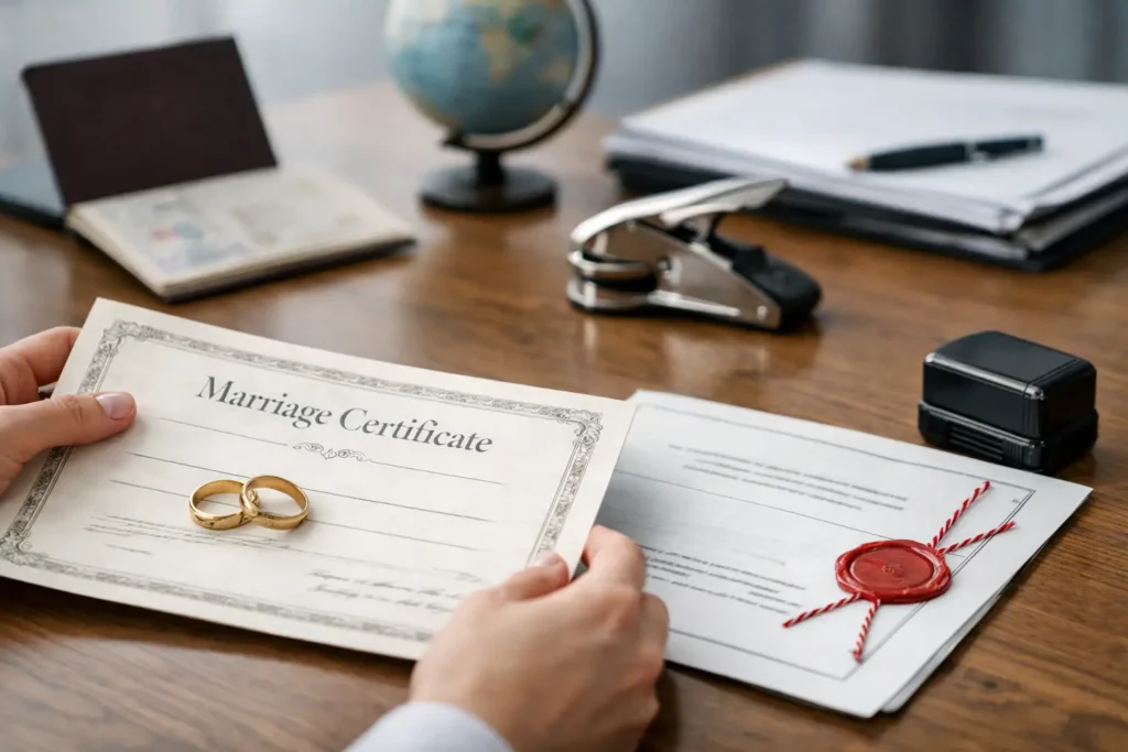 Marriage Certificate Apostille Process