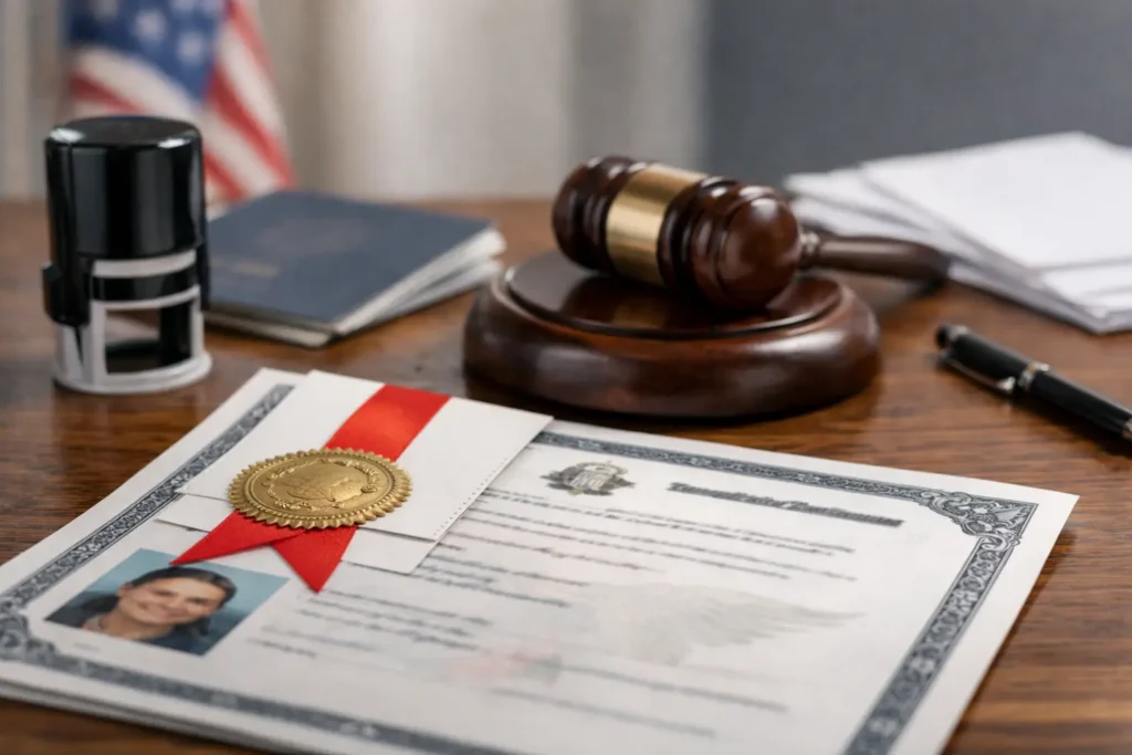 Apostille for Naturalization Certificate