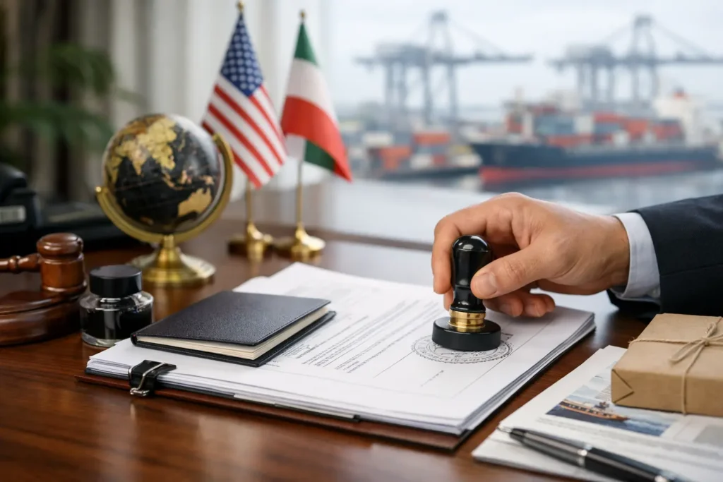 Embassy Legalization for Export Paperwork