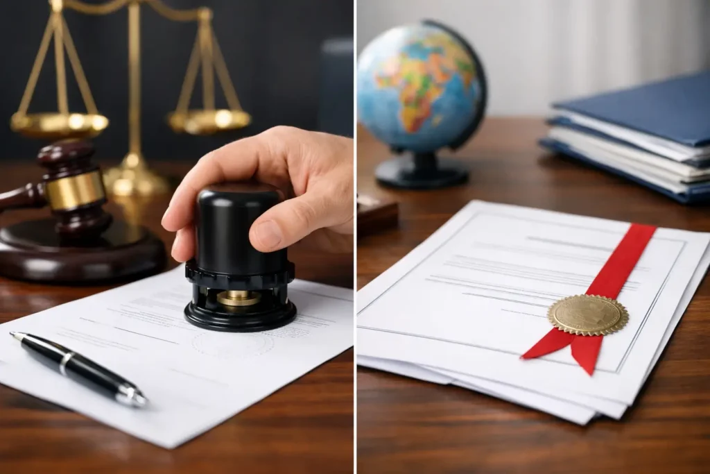 Notary vs Apostille Process Explained Clearly
