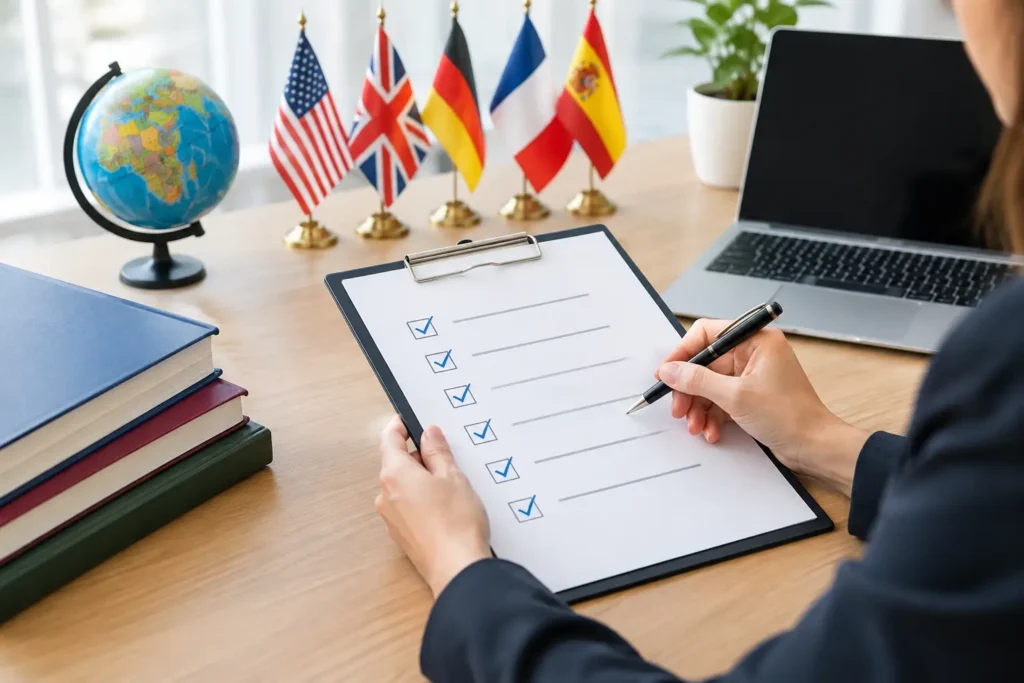 Certified Translation Agency Review Checklist